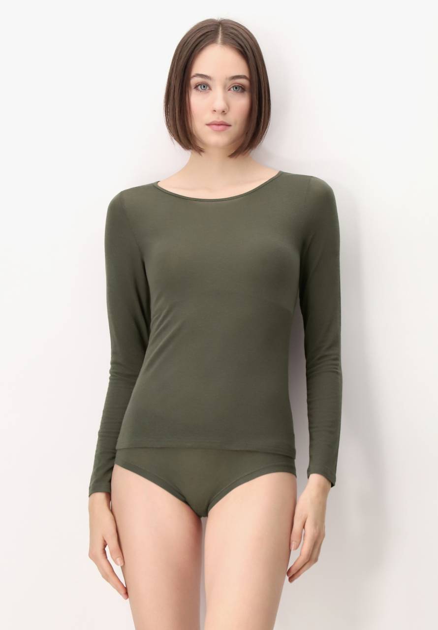 Perfect Line Cashmere - T-Shirt Long Sleeve